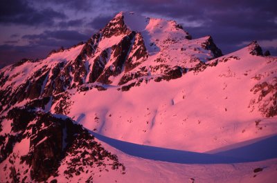 Sunset on Mt Blum