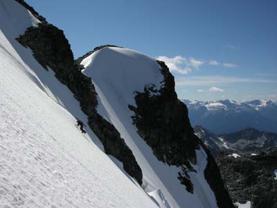 climbing Northwest Face
