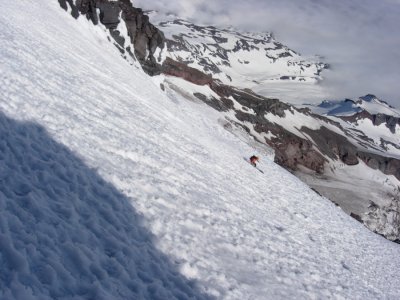 Sky, still skiing