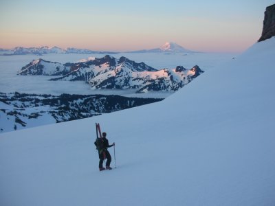 Sunrise on Wilson Glacier