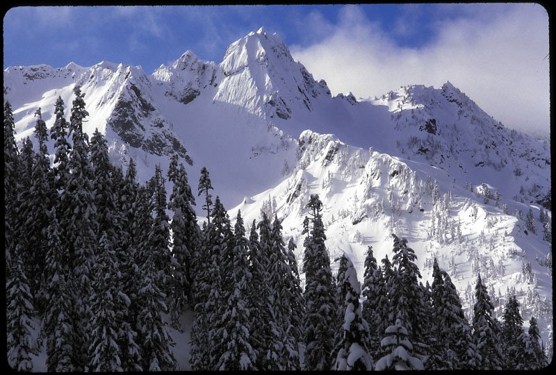 Chair Peak and Snow Lake Divide