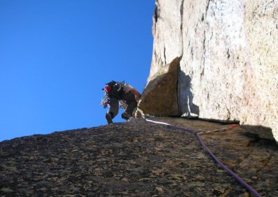 Second roof on the East Buttress of South Early Winters Spire