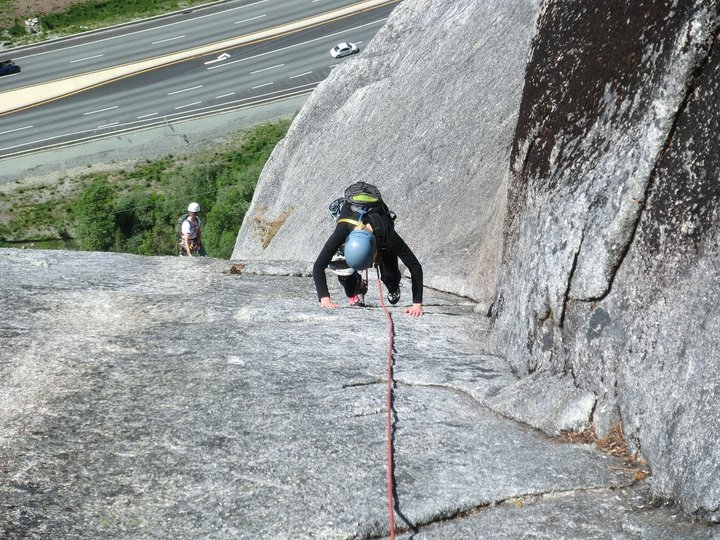 We are masters of easy slab climbing by the 5th pitch.