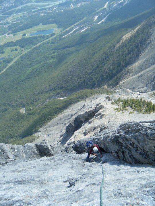 The climbing is starting to get fun